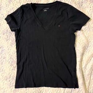 Tommy Hilfiger Navy V-Neck Short Sleeve Tee